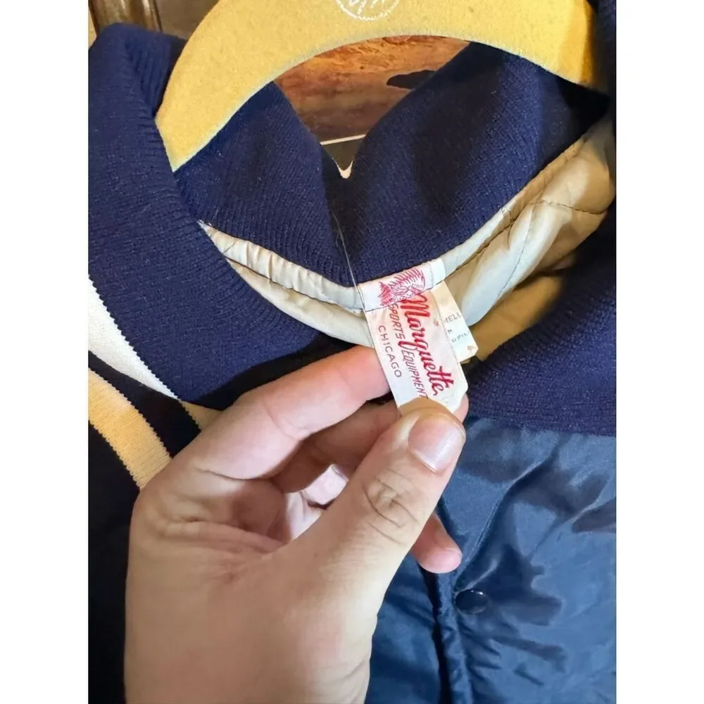 Vintage Michigan Wolverines Bomber Jacket